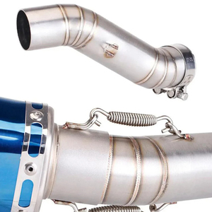 Tubo de Escape para Motocicleta <span class=keywords><strong>Honda</strong></span> CB400 CBR400 CB500F <span class=keywords><strong>CB500X</strong></span> CBR500 CBR500R 2016-<span class=keywords><strong>2022</strong></span>, Tubo de Enlace Medio de 51 mm - Product Image 3