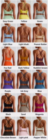 Nouveau Soutien-Gorge de Sport en Nylon Couleur Unie, Décolleté Bas Sexy, Dos Ouvert, Vêtement de Fitness Extensible et Ajusté, Soutien-Gorge de Yoga à Bretelles Croisées pour Femme