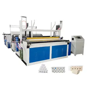 Piccola macchina di fabbricazione automatica personalizzata ad alta velocità utilizzata per la realizzazione di rotoli di carta igienica