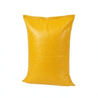 Sac d'emballage en PP tissé jaune pour maïs