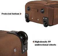 Sac à dos à roulettes multifonctionnel de 21 pouces, imperméable, antivol, avec port USB, grand espace de rangement, bagage de voyage, sac pour ordinateur portable