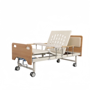 Cama de Hospital Manual de Madera Sólida de Alta Calidad <span class=keywords><strong>LEHO</strong></span>, con 2 Manivelas, para Cuidado en el Hogar, con 3 Años de Garantía - Product Image 5
