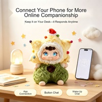 Robot en peluche IA interactif avec musique et contrôle vocal/à distance - Cadeau éducatif et divertissant pour Noël et anniversaire
