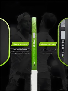Raquette de pickleball KosmosV Gen5 T700 en fibre de carbone brute - Noyau PP de 16 mm, thermoformée, haute rotation et contrôle pour les tournois - Product Image 3