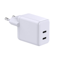 Chargeur universel 65W GaN double port PD Type C, adaptateur USB Type C, chargeur de téléphone 65W pour téléphones
