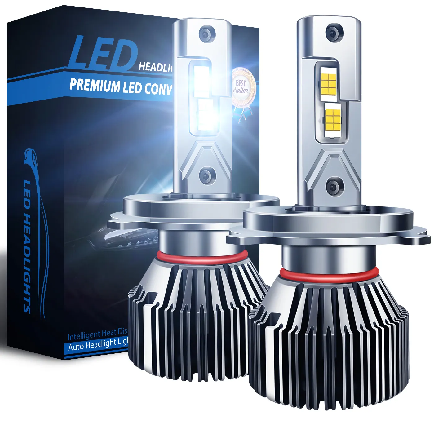 Faro LED personalizado H7, 1 H8 H9 9005 9006 9012 H4, 24V