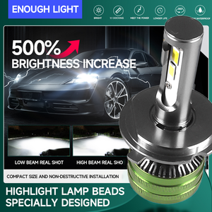 Bombillas LED originales H7 faro LED luz LED H7 3 <span class=keywords><strong>colores</strong></span> bombillas LED para coche 12 V chip LED 50W faros luces LED tricolor IP68 - Product Image 2