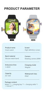 Erkekler için ücretsiz kargo ürünleri akıllı saat Netcom 4G 2G kart desteği Tiktok İzle HD ekran kamera beklenen akıllı B29 - Product Image 5