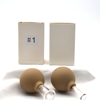 Ventouses en caoutchouc 2-en-1 pour le visage, ventouses en plastique pour le corps, kit de massage liftant pour la peau, ensemble d'outils de thérapie par ventouses