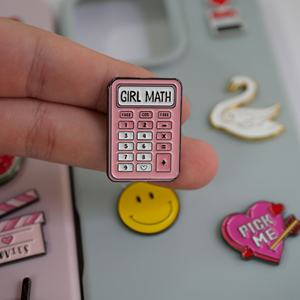 Стильный современный металлический значок с эмалью, милый, с изображением напитков и сердечек, для подарков - Product Image 2