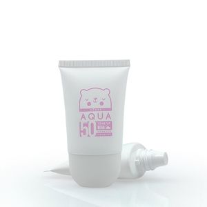 سعر المصنع مباشرة غطاء برغي أبيض واقي من الشمس كريم الحماية التعبئة والتغليف البلاستيكية مستحضرات التجميل أنبوب ضغط لينة - Product Image 3