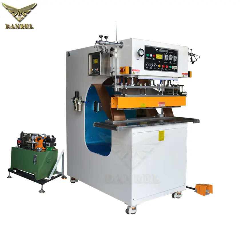UP to 5000KGS Hydraulic Oil Pressure 5-35KW High Frequency PVC Coated Tarpaulin Fabric Welding and Sealing Machine