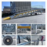 Rampa de Carga de Especificaciones Completas, Plataforma Elevadora para Contenedores, Plataforma de Carga Móvil, Puente de Embarque