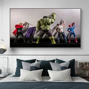 Superheld Big Collection Lustiges Bild Kunst Poster und Druck Leinwand Malerei Wand kunst für Wohnzimmer Home Decor