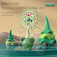 Coloré dessin animé Animal grenouille pieuvre dauphin moulin à vent bulle bâton Machine à bulles été fée bâton bulle baguette jouet de plein air