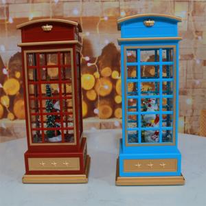 สินค้ามาใหม่ ไฟ LED โทรศัพท์บูธ 1 ลิตร แสงวอร์มไวท์ พร้อมน้ำ สำหรับตกแต่งวันคริสต์มาส ของขวัญสำหรับเด็ก - Product Image 3