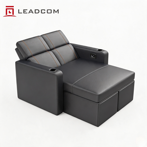 Poltrona Reclinabile Elettrica LEADCOM LS-B865 Dino <span class=keywords><strong>in</strong></span> Vera Pelle, Zero Gravity, per Cinema VIP e Teatro Commerciale - Product Image 1