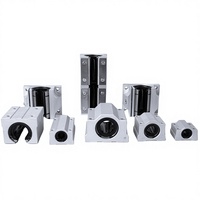 Glissière linéaire à axe optique, support en aluminium de type boîtier, curseur cylindrique SCS8 10, SBR12 13, TBR16 20