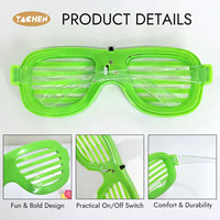 Lunettes lumineuses YACHEN aux couleurs néon, lunettes LED lumineuses, cadeau de fête pour les enfants, anniversaire, Halloween, Noël