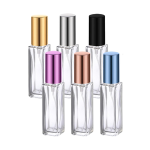 Atomizador de Perfume Portátil Recargable de 8ml/10ml, Mini Botella de Vidrio Transparente para Viaje, Personalizable con Serigrafía - Product Image 1