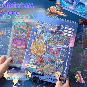 Livre d'autocollants de scène miniature Zaomo Super Large Edition - Ville originale 11.0 - Autocollants créatifs en plastique DIY amusants - Product Image 2