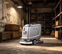 Mesin Scrubber Dryer ST-X40 untuk Koridor Rumah Sakit, Pembersihan Lantai Keras Profesional CE