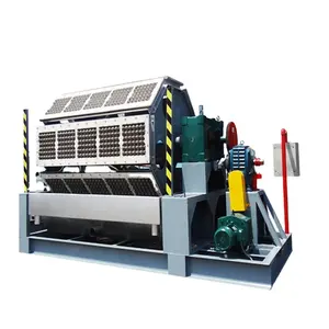 zengtuo 5x8 Complete Paper Pulp automatic Egg Tray Forming Machine with multi layer metal dryer 5000 pcs/h