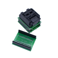 Adaptador de programador de IC TQFP32 QFP32 a DIP32, zócalo de prueba de chip SA663, base de grabación para circuitos integrados