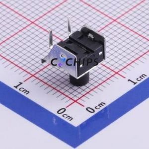 TS-1037-A8B3-D2 Tactile Switch SMD,6x6mm Switch Single Pole Single Throw Round Button Horizontal Mount 6mm - Product Image 2