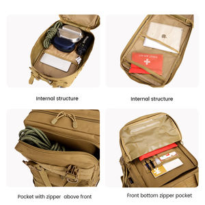 Sac à dos tactique camouflage Lupu Molle imperméable pour hommes et femmes, pour les sports de plein air - Product Image 3