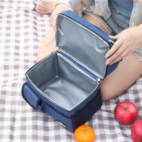 Sac isotherme bandoulière Oxford personnalisé MKW9013 grande capacité, double couche isolante, imperméable pour camping en extérieur