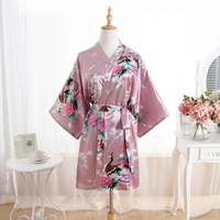Women's Silk Bridesmaid Bride Robe