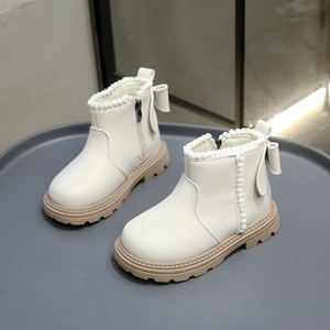 Botas de Invierno 2026 para Niñas, con Cierre Lateral, Ligeras, Antideslizantes, de Cuero Sintético, Cálidas e Impermeables - Product Image 3