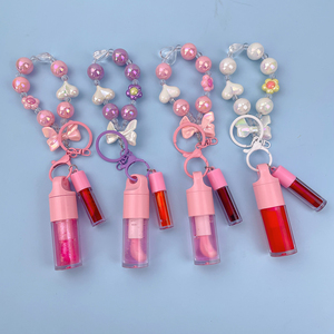 Minyak bibir berubah warna 2 in 1, dengan pemadat warna, minyak warna buah menyala, Label pribadi, gantungan kunci minyak bibir - Product Image 1