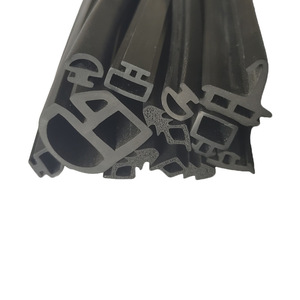Custom Made Irregular Shaped Solid <b>Rubber</b> Sealing <b>Strip</b> U Shape 10.5*15 Black For Mechanical Use - Product Image 1
