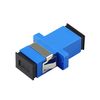 Adaptador de Fibra Óptica FTTH SC/LC/FC/ST, Conector de Material PBT/PC con Obturador, Baja Pérdida de Inserción, Tipo de Fibra DK G657A1, RoHS 2.0