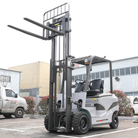 Montacargas Eléctrico de 3 Ruedas, 1 Tonelada, 1.5 Toneladas, Mini Montacargas Eléctrico para Pasillos Estrechos, Equipo de Elevación para Almacenes, con Certificación CE