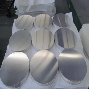 Source factory Aluminium alloy disc High purity 1060 H14 temper 0.4mm Aluminium <b>Circle</b> plate 70mm Restaurant <b>tray</b> - Product Image 4