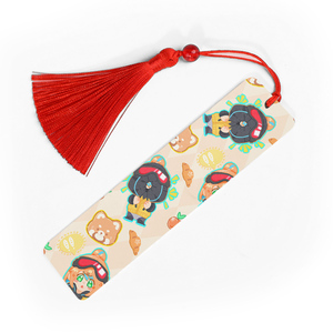 Factory Wholesale Bone China Bookmarks Custom Cartoon Cute Flower for Perfect Tourist Gift Souvenir Book