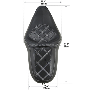 XINMATUO XF2906S03-10-BW de conductor jinete asiento para pasajeros por Harley <span class=keywords><strong>CVO</strong></span> de <span class=keywords><strong>Electra</strong></span> <span class=keywords><strong>Glide</strong></span> 09-20 - Product Image 4