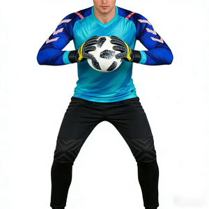 Divise da <span class=keywords><strong>Portiere</strong></span> All'Ingrosso di Alta Qualità, Set di Maglie da <span class=keywords><strong>Calcio</strong></span> con Maniche Lunghe Imbottite e Pantaloni - Product Image 2