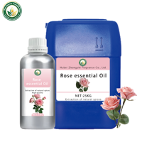 Huile Essentielle de Rose 100% Naturelle à Base d'Extraits Végétaux, Parfum Riche et Doux, Aromathérapie, Tonique Facial, Soutien Hubei Chine Vente en Gros