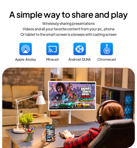 ELC SW2493T 23.8 Inch Incell Màn Hình Cảm Ứng IPS Xoay Wifi Truyền Hình Trực Tuyến Thông Minh Để Làm Việc Học Tập Giải Trí - Product Image 4