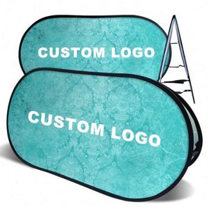 Full Color Printing Horizontal Oval Shape Display a <b>Frame</b> Banner Outdoor Pop up Banner Sports Field Banner - Product Image 5