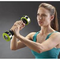 Haltère léger pour la musculation, l'entraînement en salle de sport, le fitness, le modelage du corps, le tonification des bras et de la poitrine, 1,9 kg, Shake
