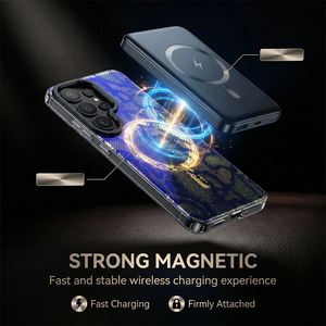 Funda de Teléfono Magnética Transparente con Diseño de Serpiente IMD <span class=keywords><strong>Blu</strong></span>-<span class=keywords><strong>ray</strong></span> de Lujo para <span class=keywords><strong>Samsung</strong></span> S26Ultra S25plus S25 S24FE S24 S25F, Funda Antigolpes - Product Image 6