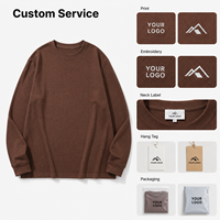Camisetas Térmicas de Manga Larga con Tejido Waffle Personalizadas, 100% Algodón, Suaves, Lisas, con Estampado, Bordado, para Hombre, Corte Regular