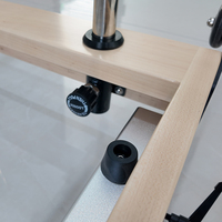 Reformer de Pilates Plegable Multifuncional de Madera de Arce, Telescópico, Comercial, de Alta Resistencia, Personalizado de Fábrica China, Portátil