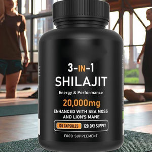 ライトライフOEM Shilajit 3-in-1エネルギー供給カプセル有機Shilajitエキスハーブサプリメント - Product Image 3