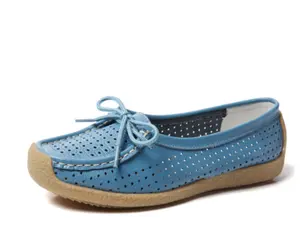 Zapatos Planos de <span class=keywords><strong>Mujer</strong></span> de Cuero, Frescos, Transpirables y Cómodos, Tallas Grandes - Product Image 1